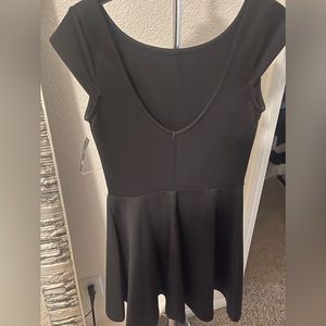 Black baby doll dress